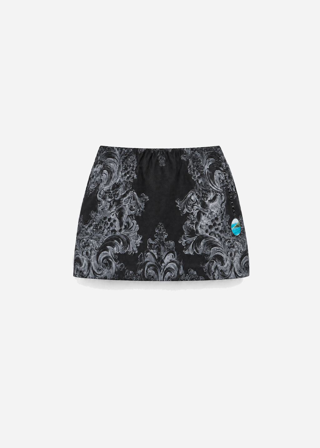 DEMASK MINI SKIRT - BLACK