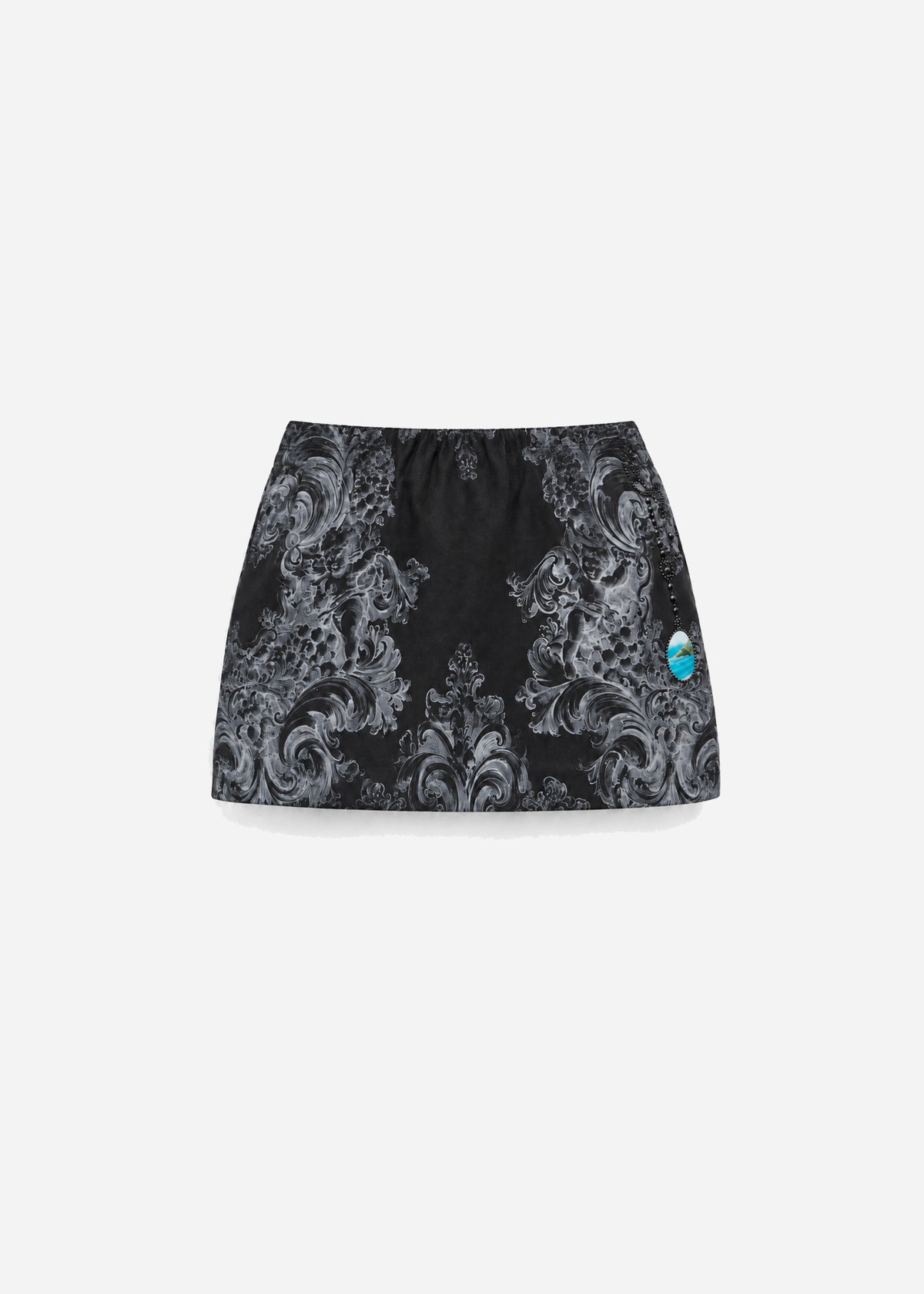 DEMASK MINI SKIRT - BLACK