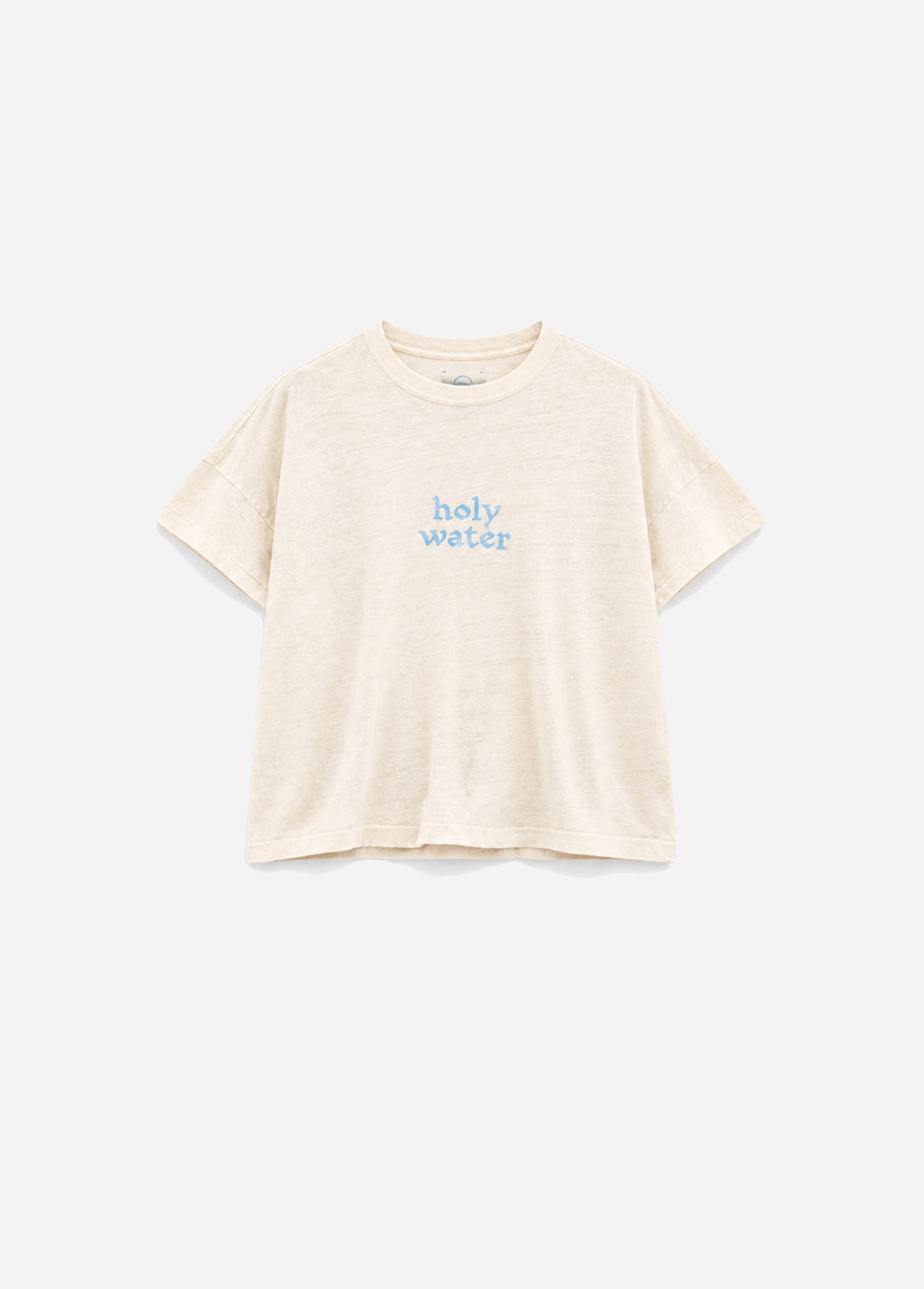 HOLY WATER SHORT SLEEVE LINEN SHIRT - IVORY
