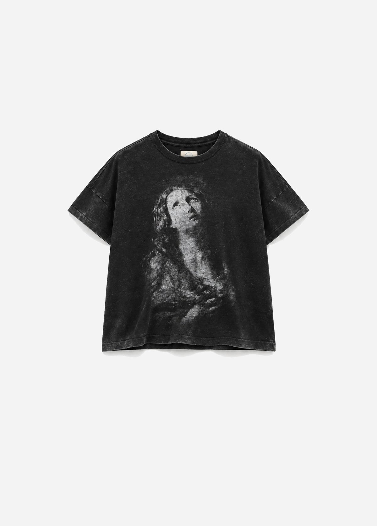 MADONNA SHORT SLEEVE LINEN SHIRT - BLACK