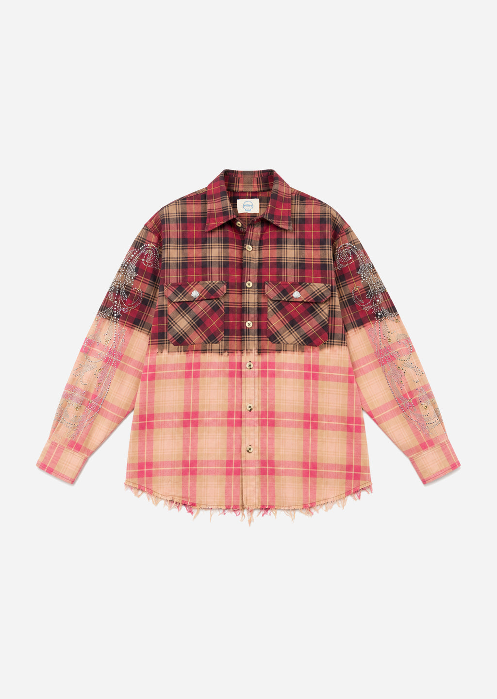 CRYSTAL FLANNEL - RED