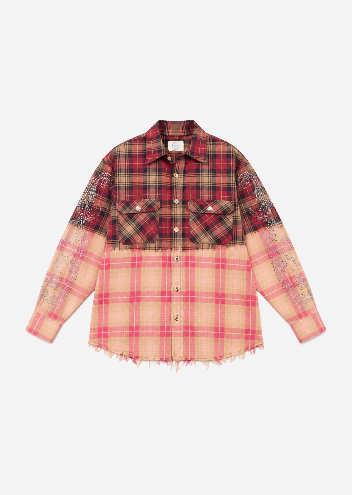 CRYSTAL FLANNEL - RED
