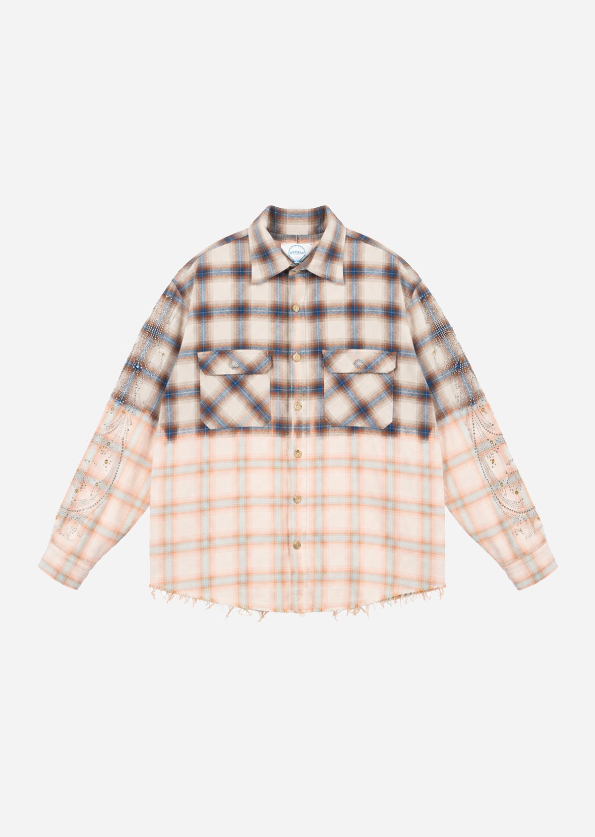 CRYSTAL FLANNEL - BROWN