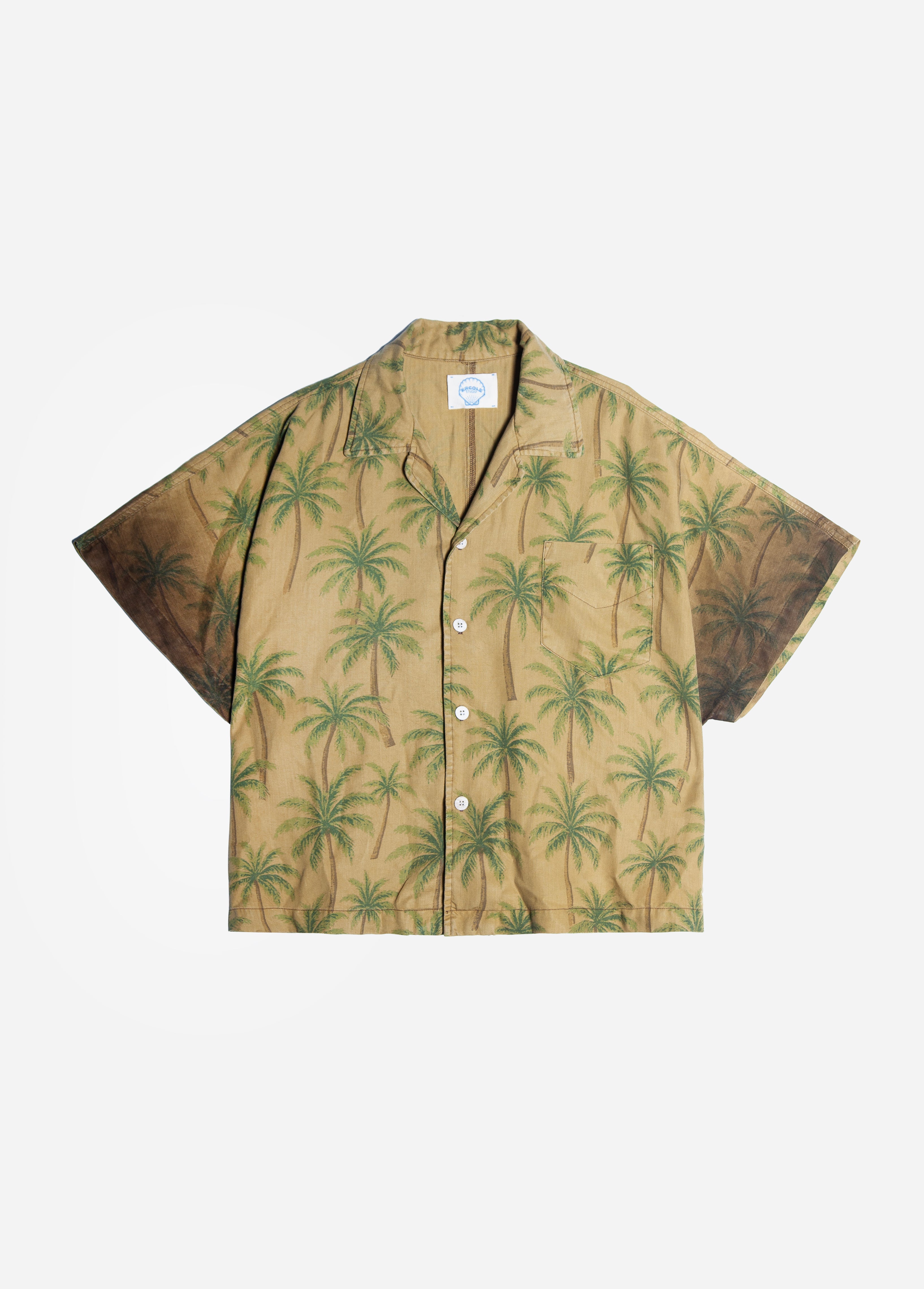 BURNT PALM BUTTON UP