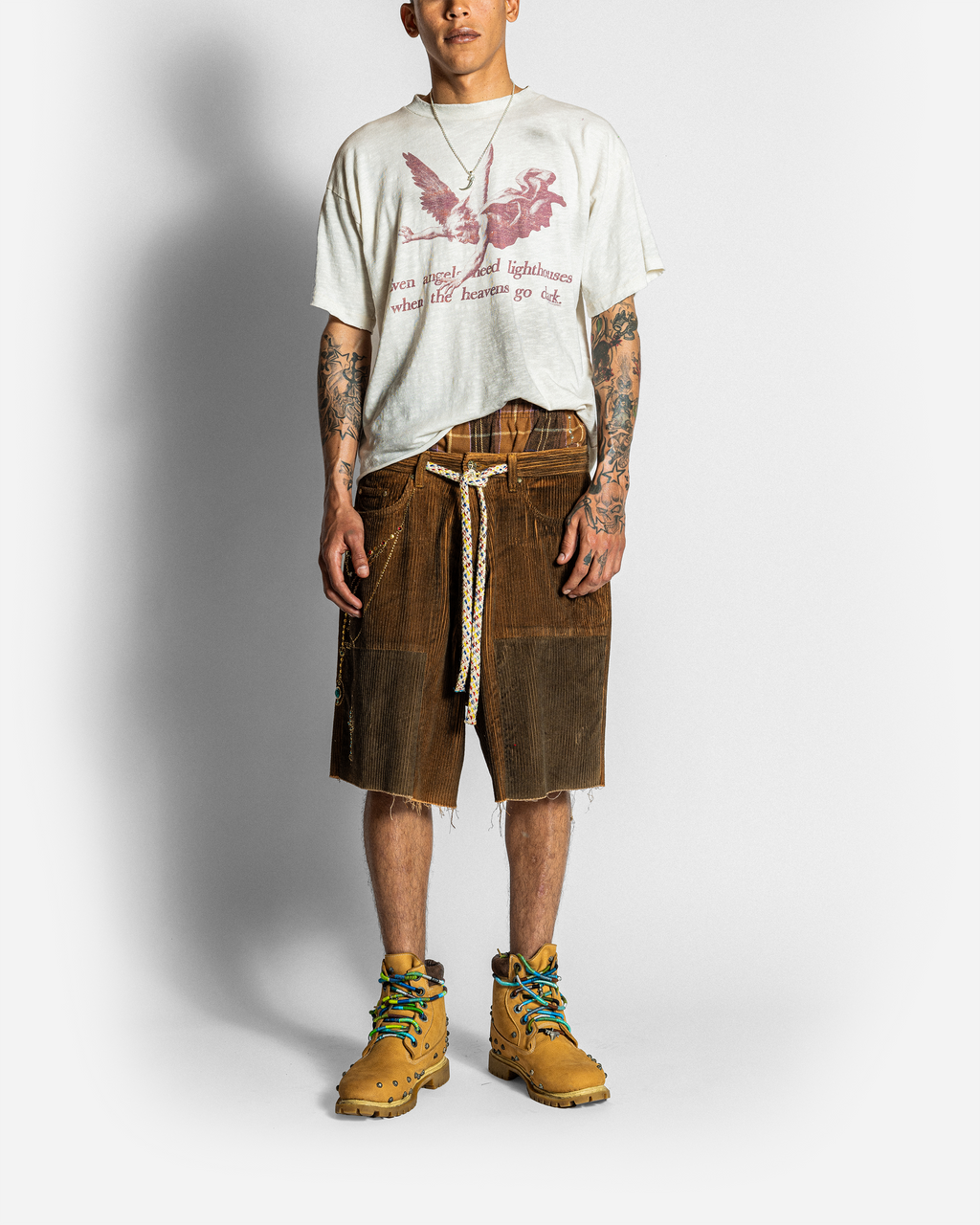 PATCHWORK CORDURY SHORTS