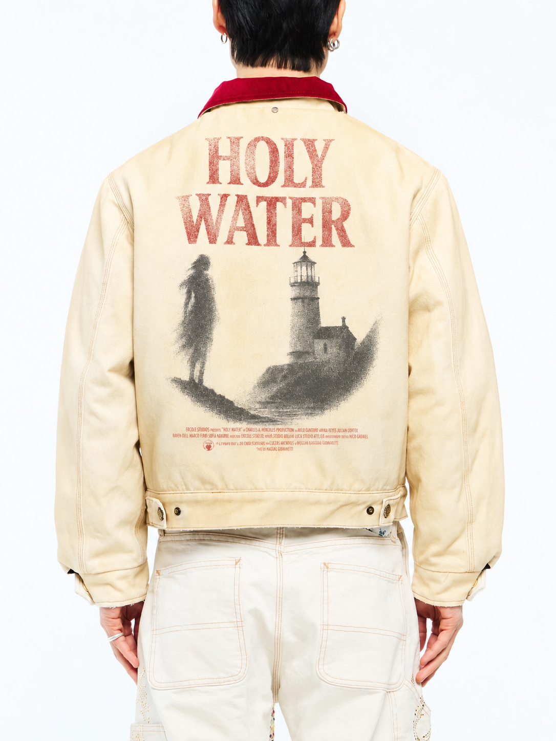 HOLY WATER CANVAS JACKET - DIRTY WHITE