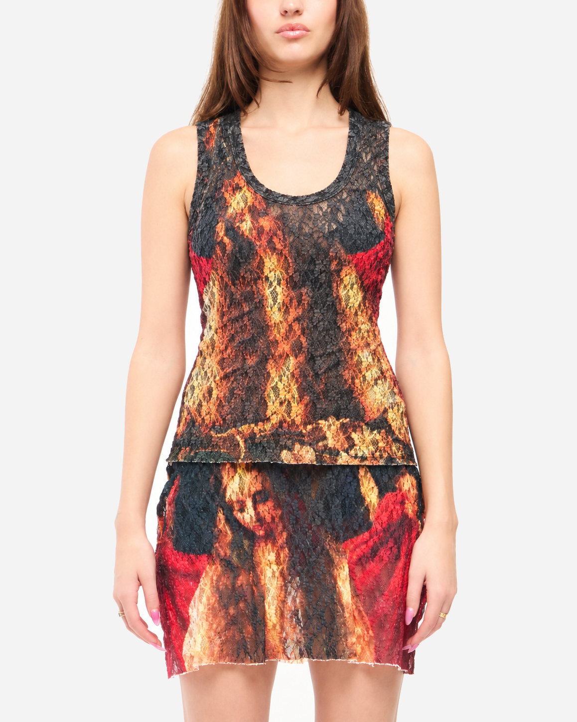 LACE TANK TOP - MARY MAGDALENE