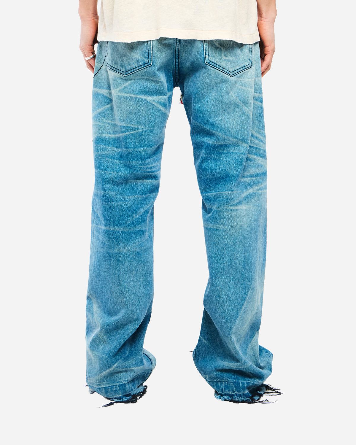 VICTORIAN CHAIN DENIM - TURQUOISE