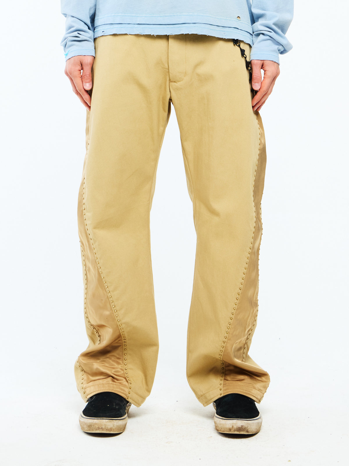 SILVER ROSARY PANTS - KHAKI