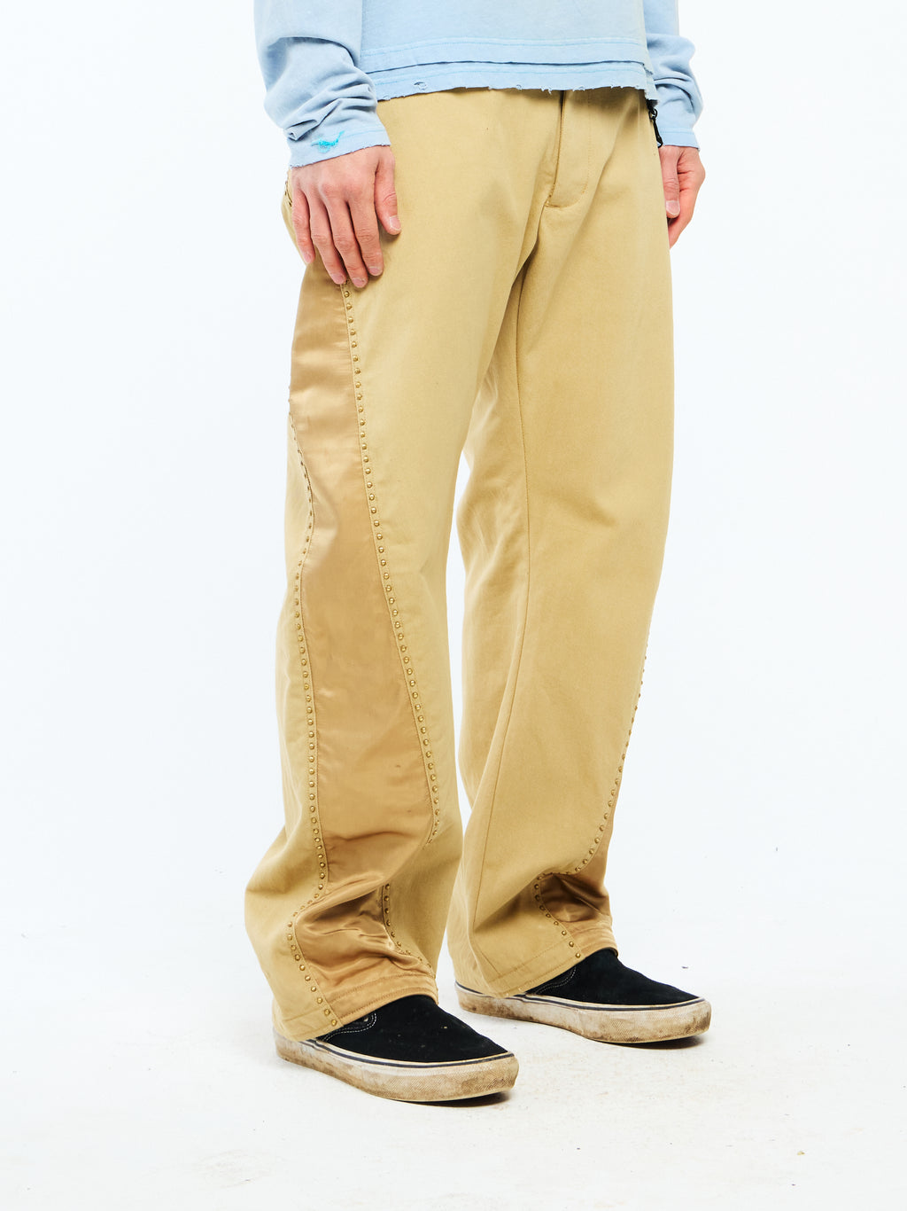 SILVER ROSARY PANTS - KHAKI