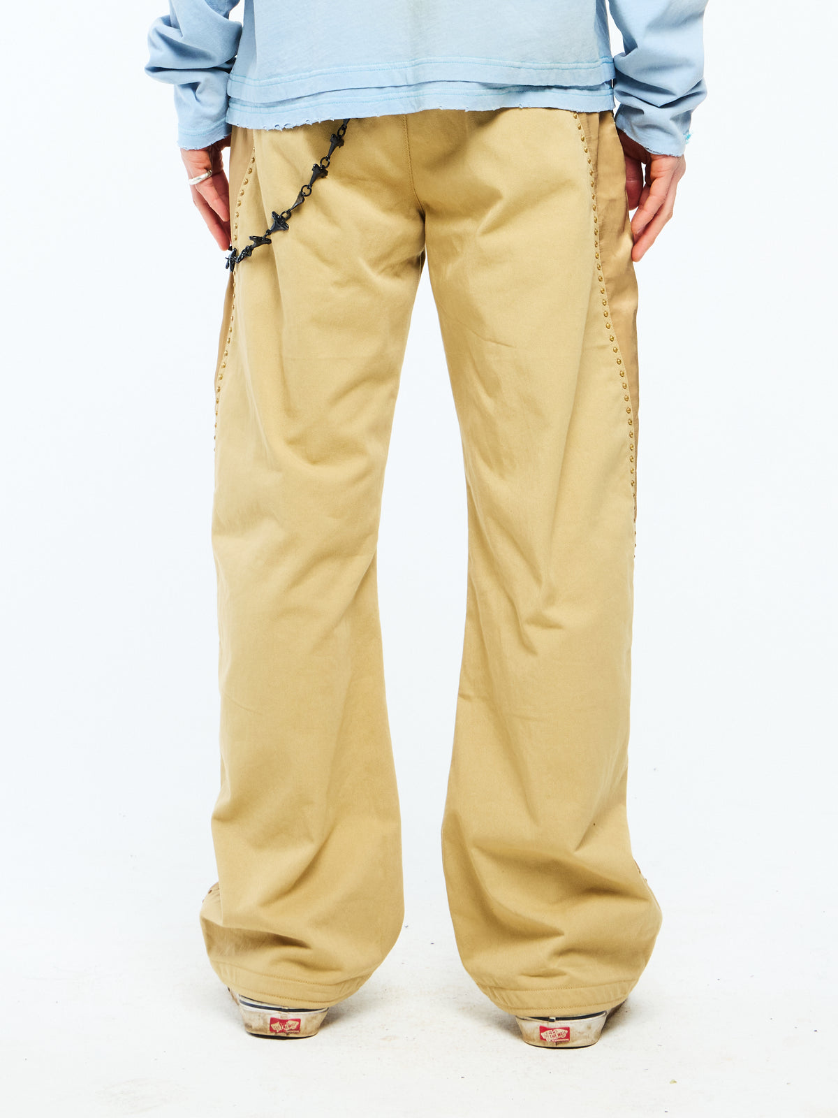 SILVER ROSARY PANTS - KHAKI