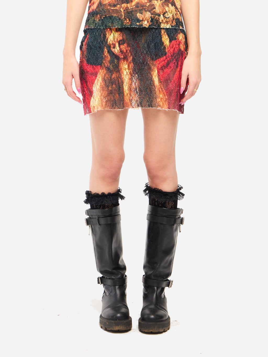 LACE MINI SKIRT - MARY MAGDALENE