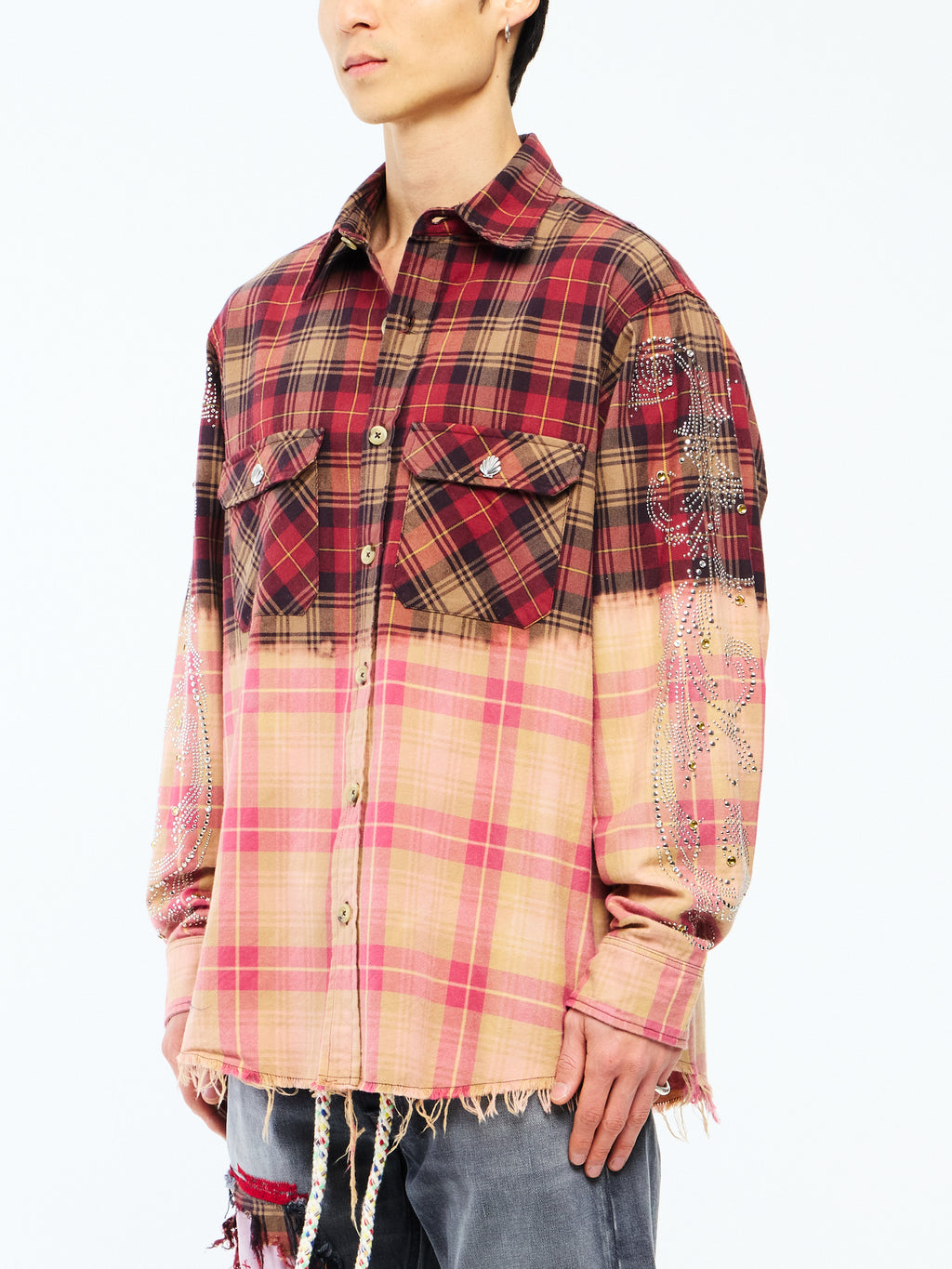 CRYSTAL FLANNEL - RED