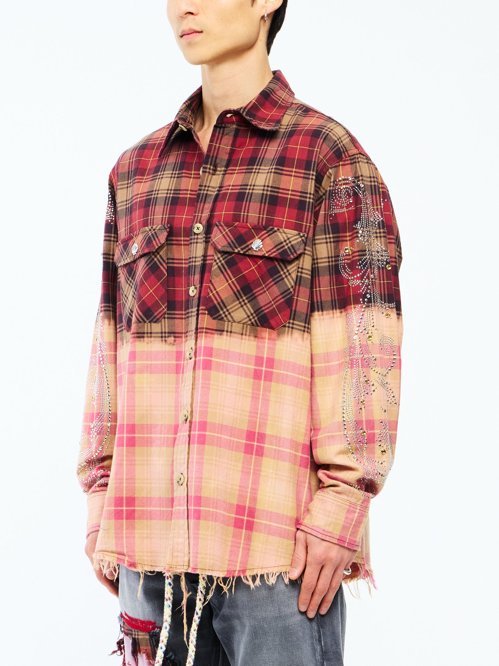 CRYSTAL FLANNEL - RED