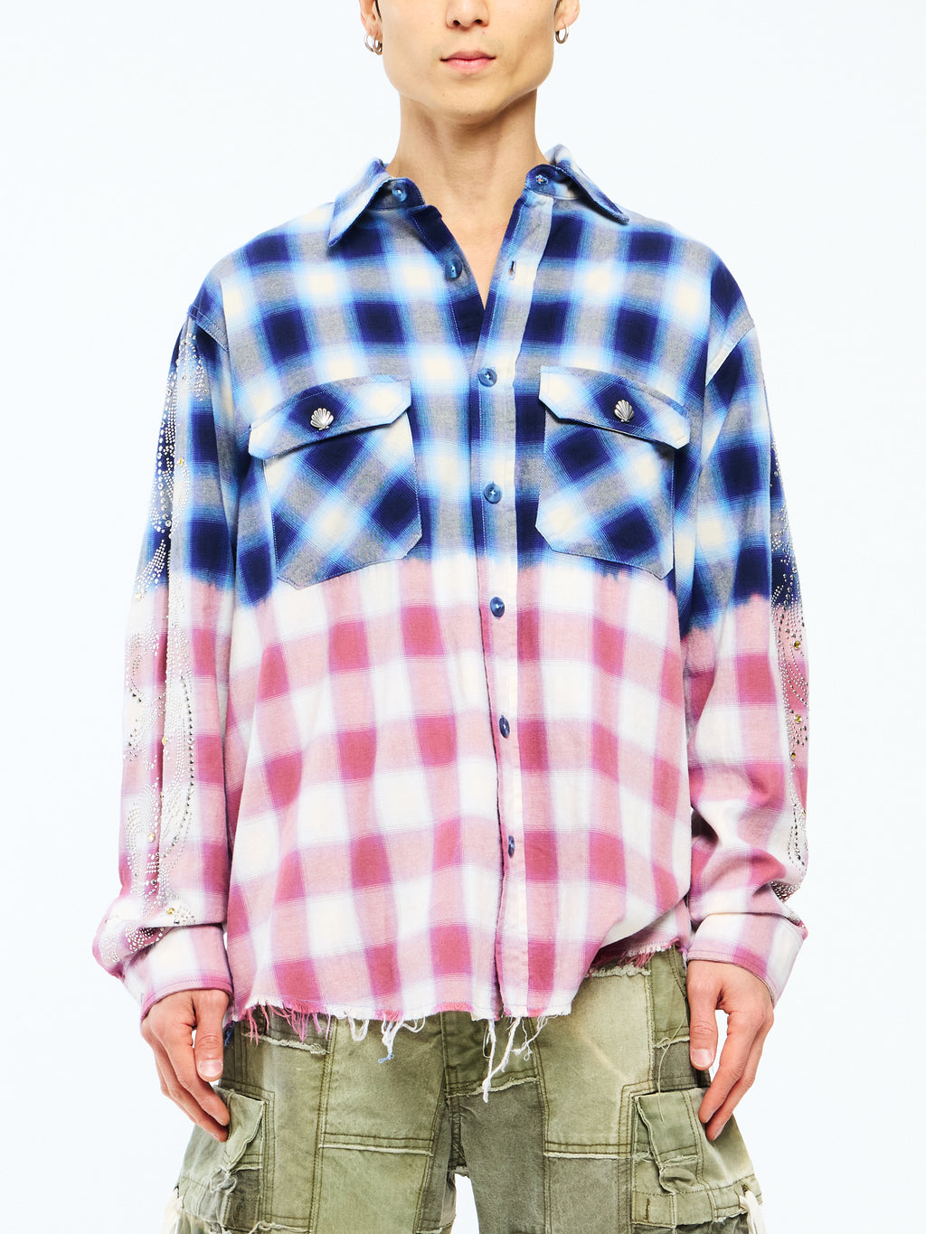 CRYSTAL FLANNEL - BLUE