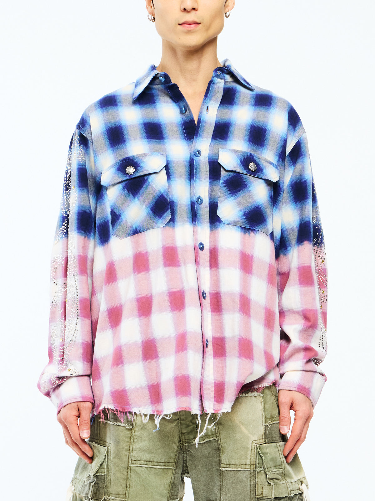CRYSTAL FLANNEL - BLUE
