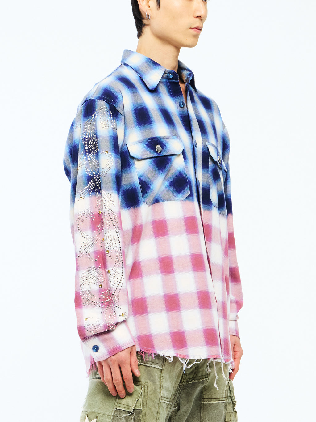 CRYSTAL FLANNEL - BLUE