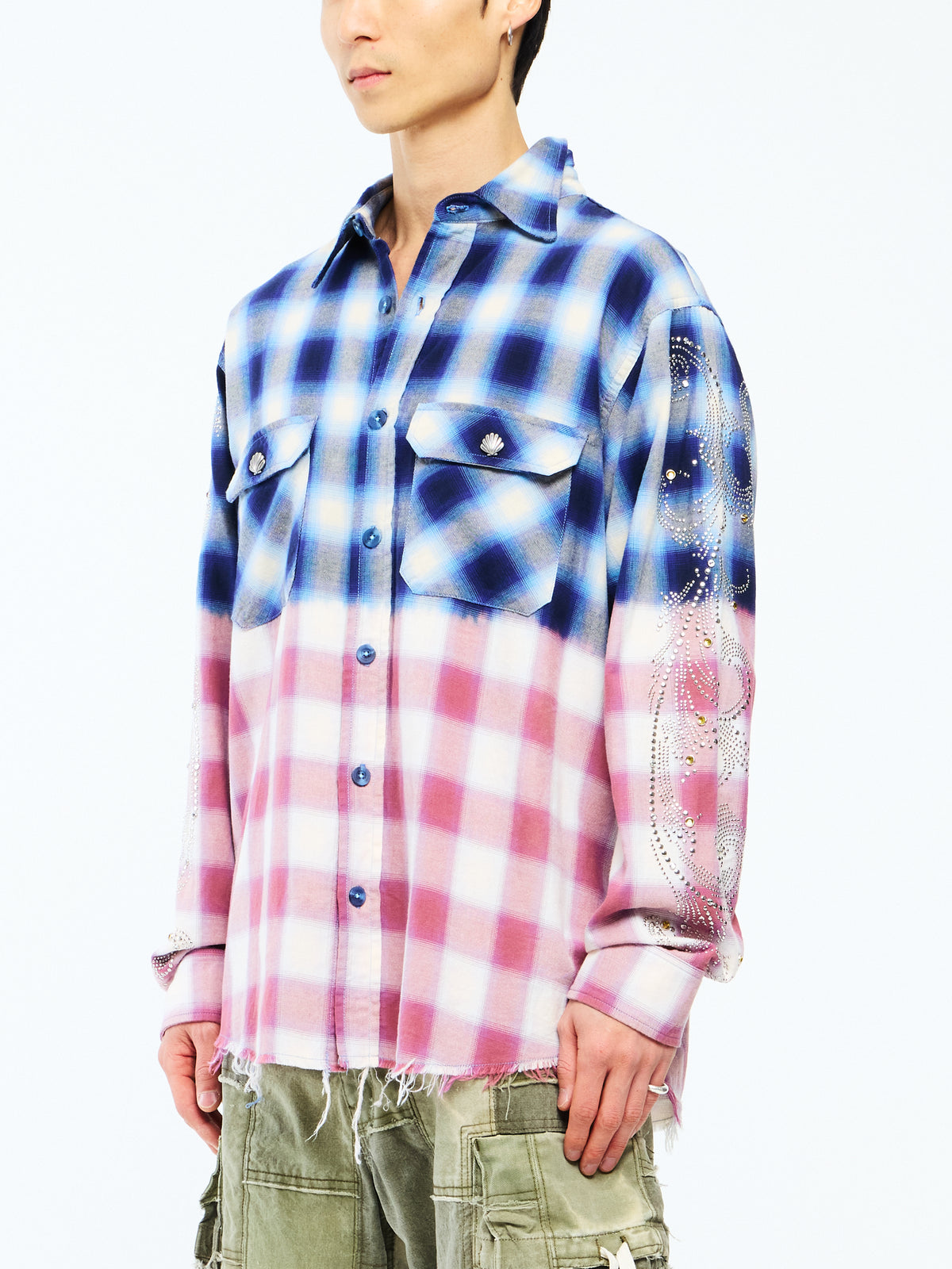 CRYSTAL FLANNEL - BLUE