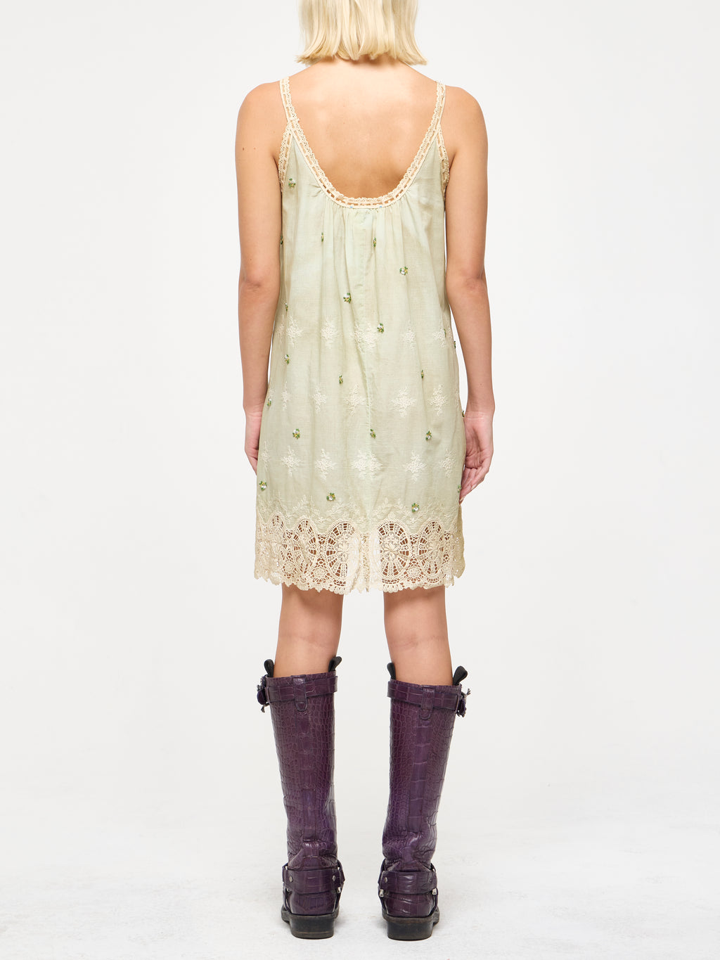 EMBROIDERED DRESS