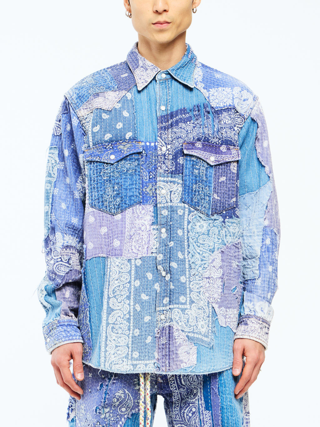 SASHIKO DENIM SHIRT