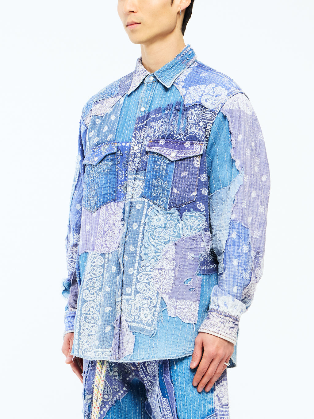 SASHIKO DENIM SHIRT