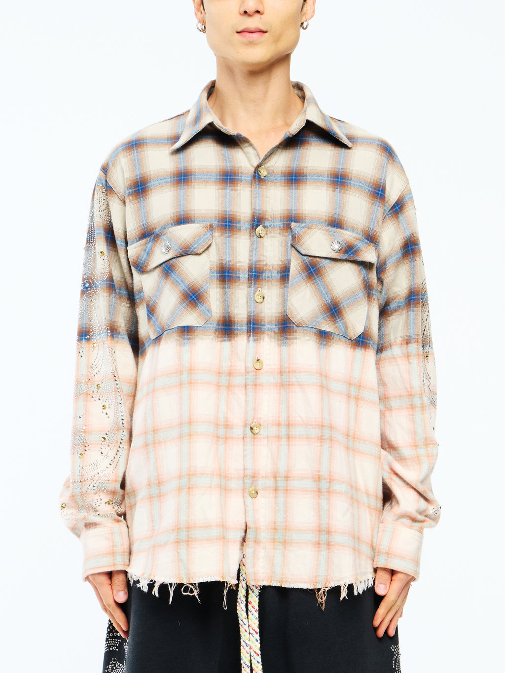 CRYSTAL FLANNEL - BROWN