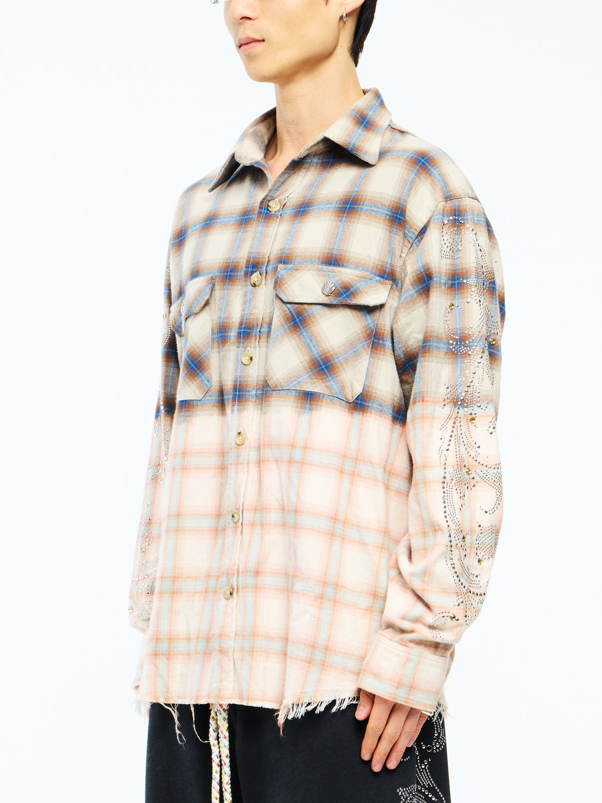 CRYSTAL FLANNEL - BROWN