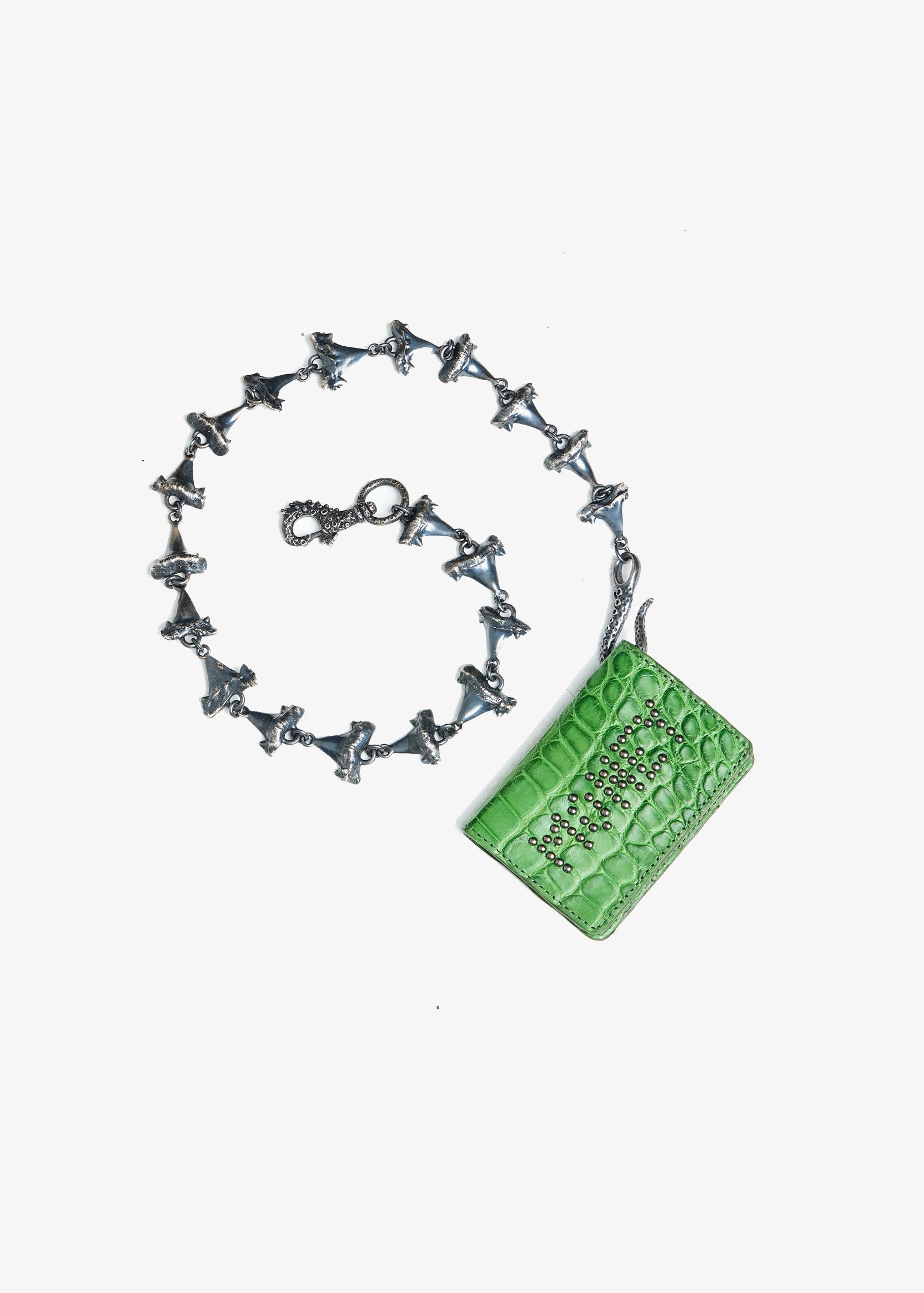 WALLET W/ CHAIN - GREEN