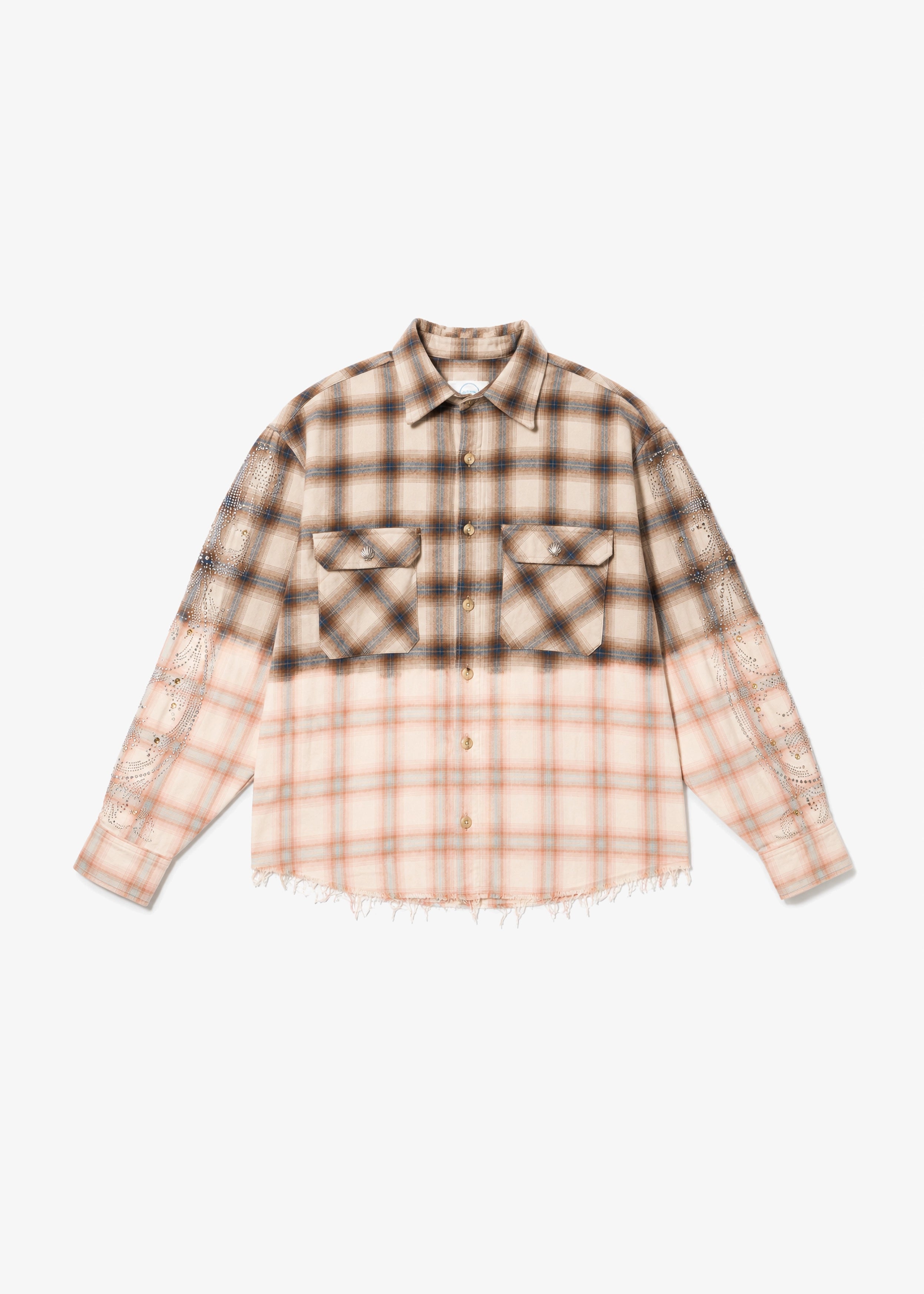 CRYSTAL FLANNEL - BROWN