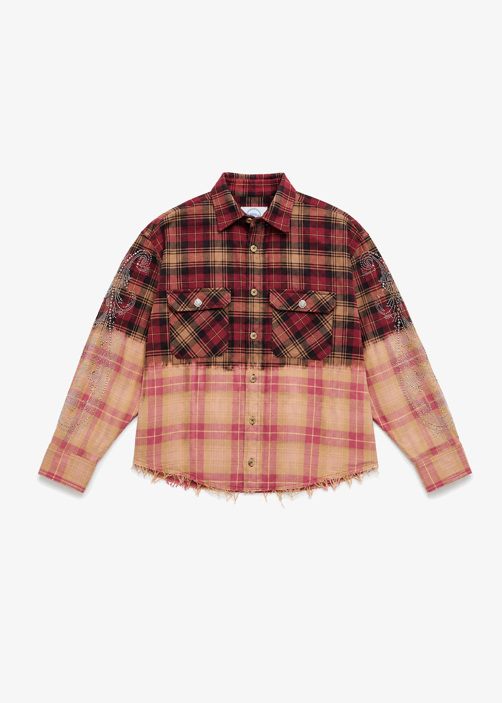 CRYSTAL FLANNEL - RED