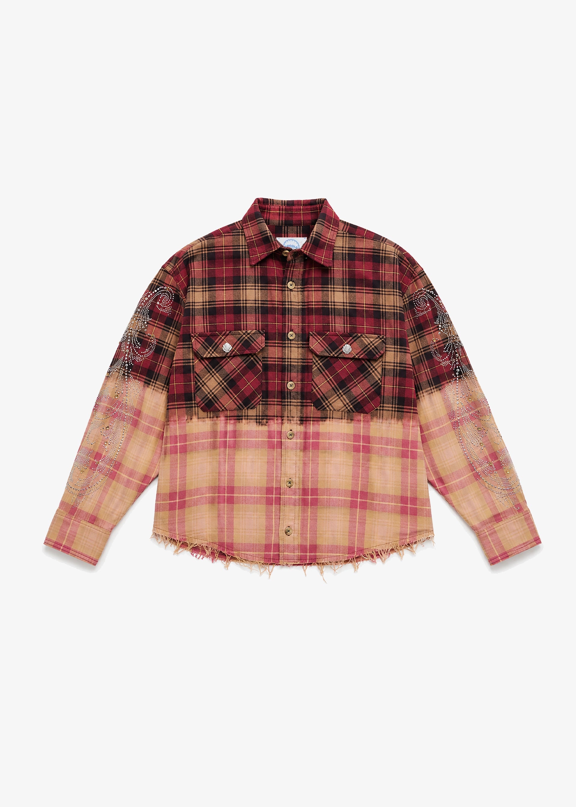 CRYSTAL FLANNEL - RED