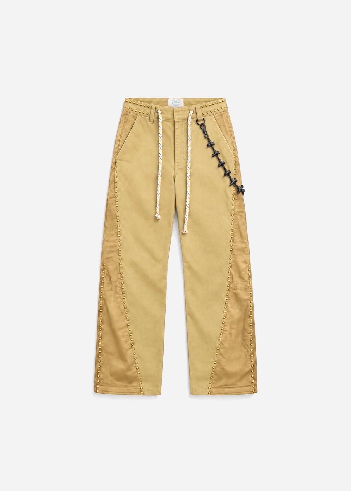 SILVER ROSARY PANTS - KHAKI