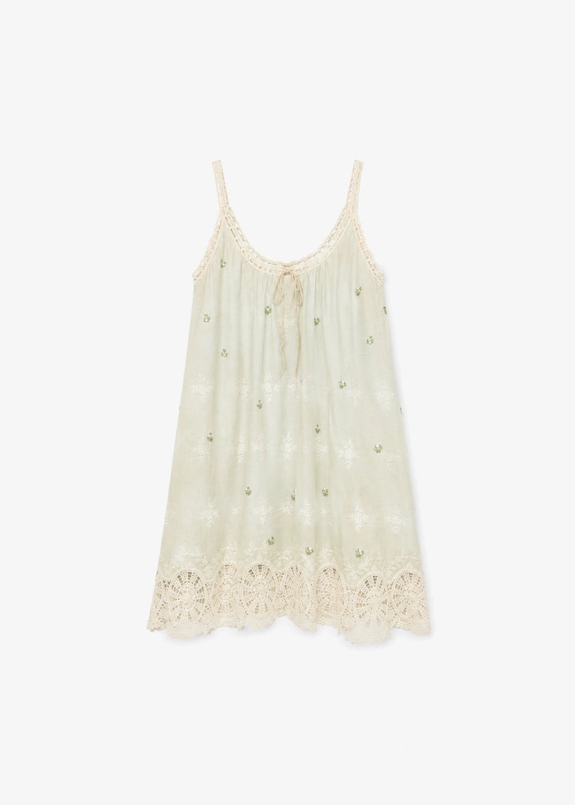 EMBROIDERED DRESS