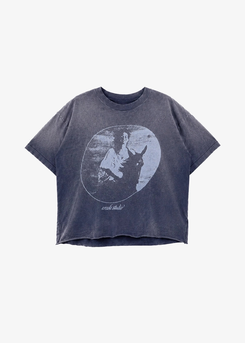 VINTAGE SHORT SLEEVE - HORSE RIDER