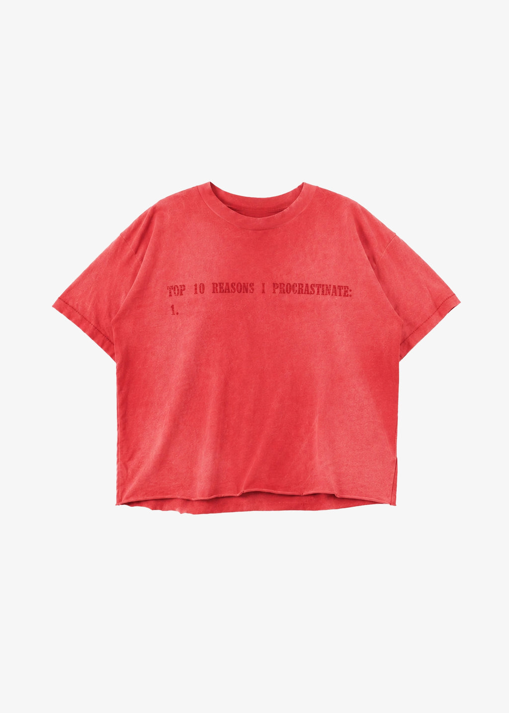 VINTAGE SHORT SLEEVE - PROCRASTINATION
